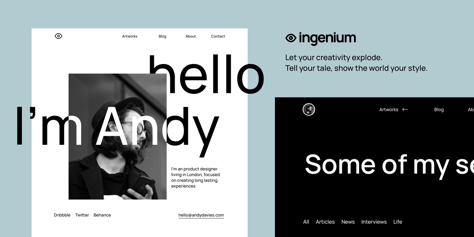 Ingenium - Portfolio Web Template