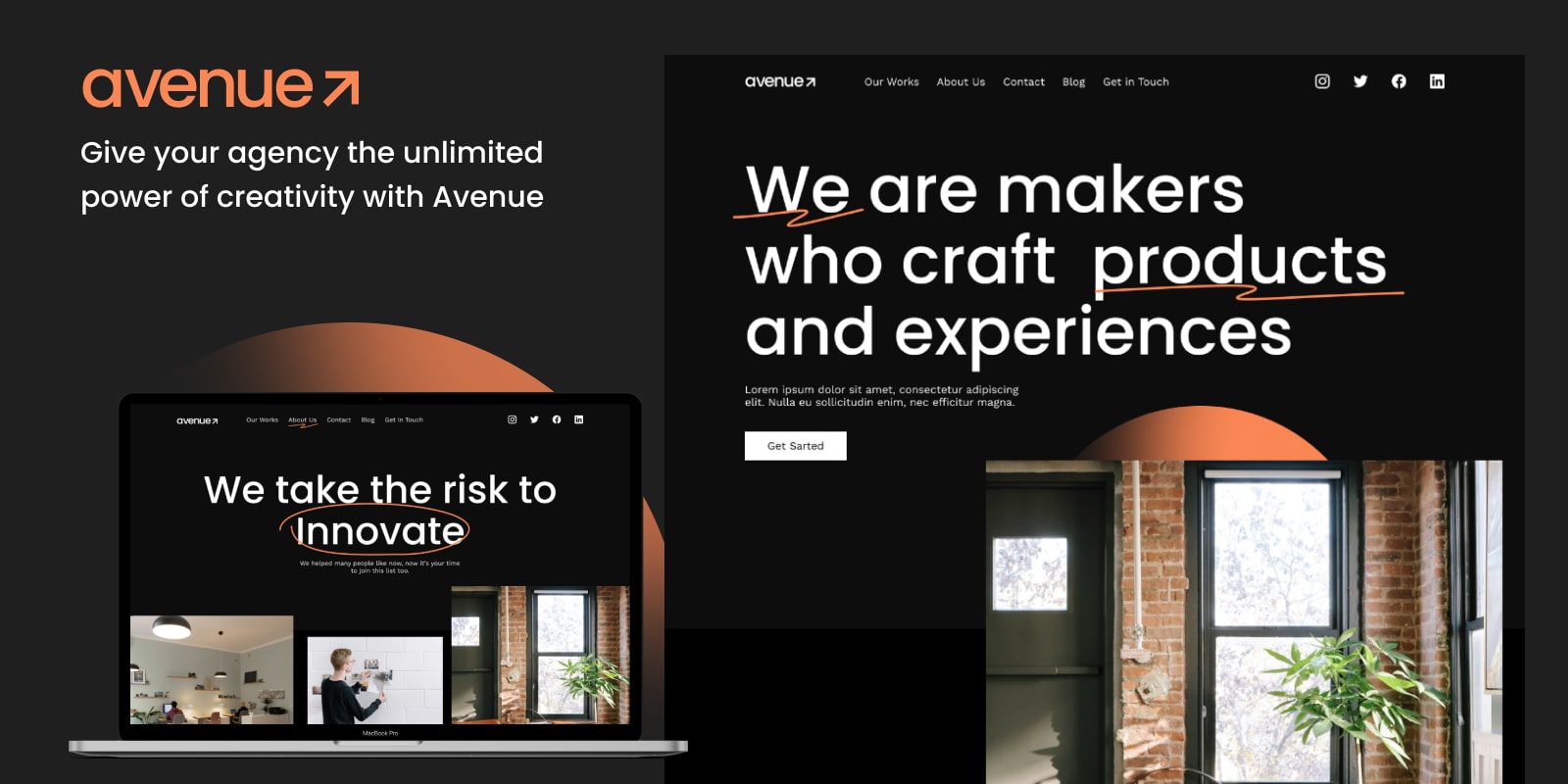 Avenue - Agency Template