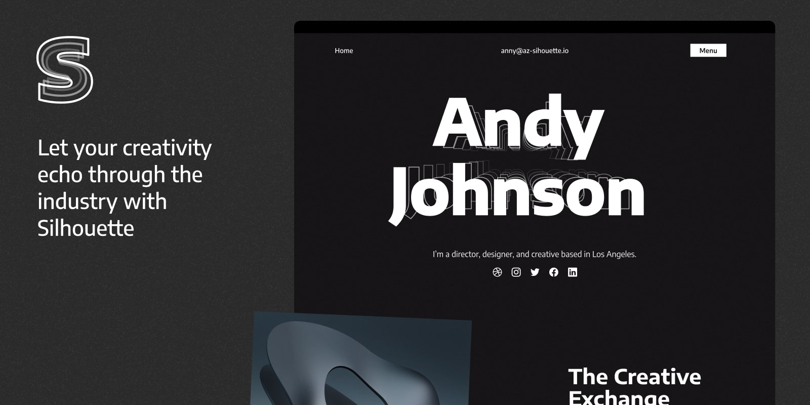 Silhouette - Webflow Portfolio Template