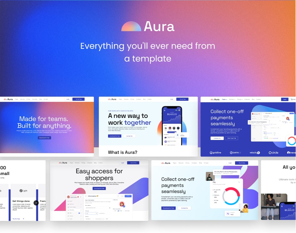 Aura - SaaS Template