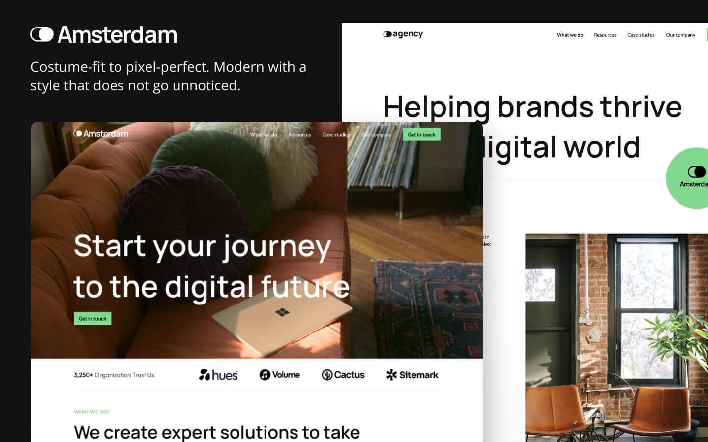 Amsterdam - Agency Website Template