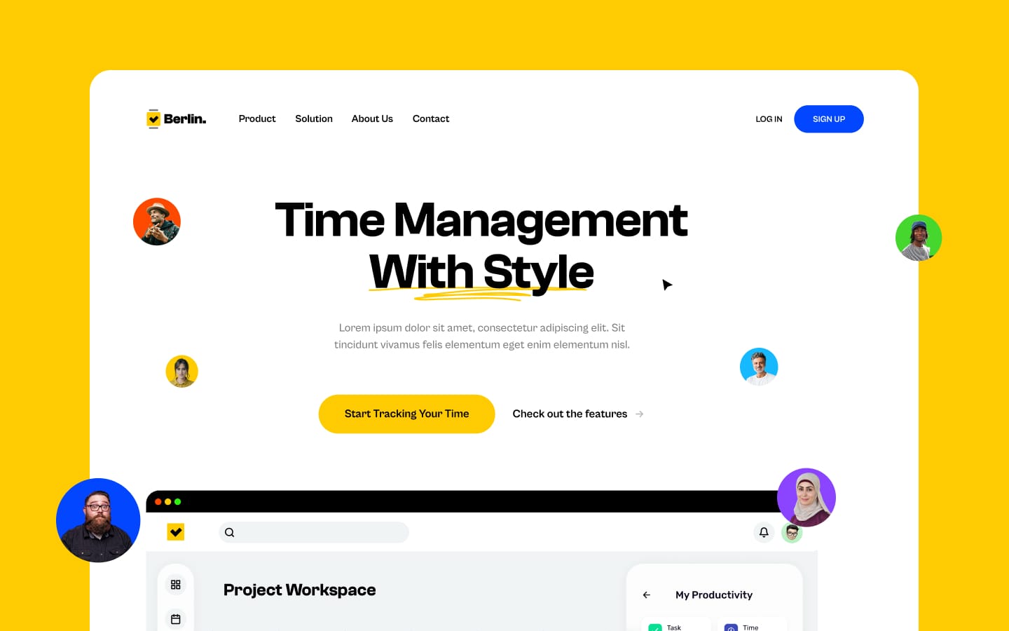 Berlin - SaaS Website Template