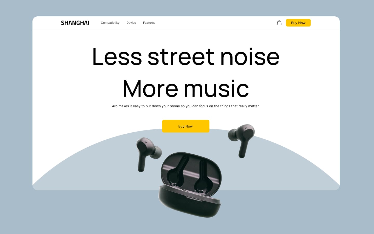 Shanghai - Mobile Website Template