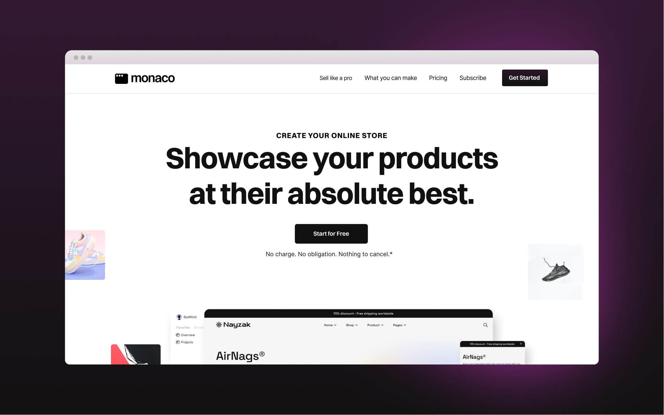 Monaco - SaaS Website Template