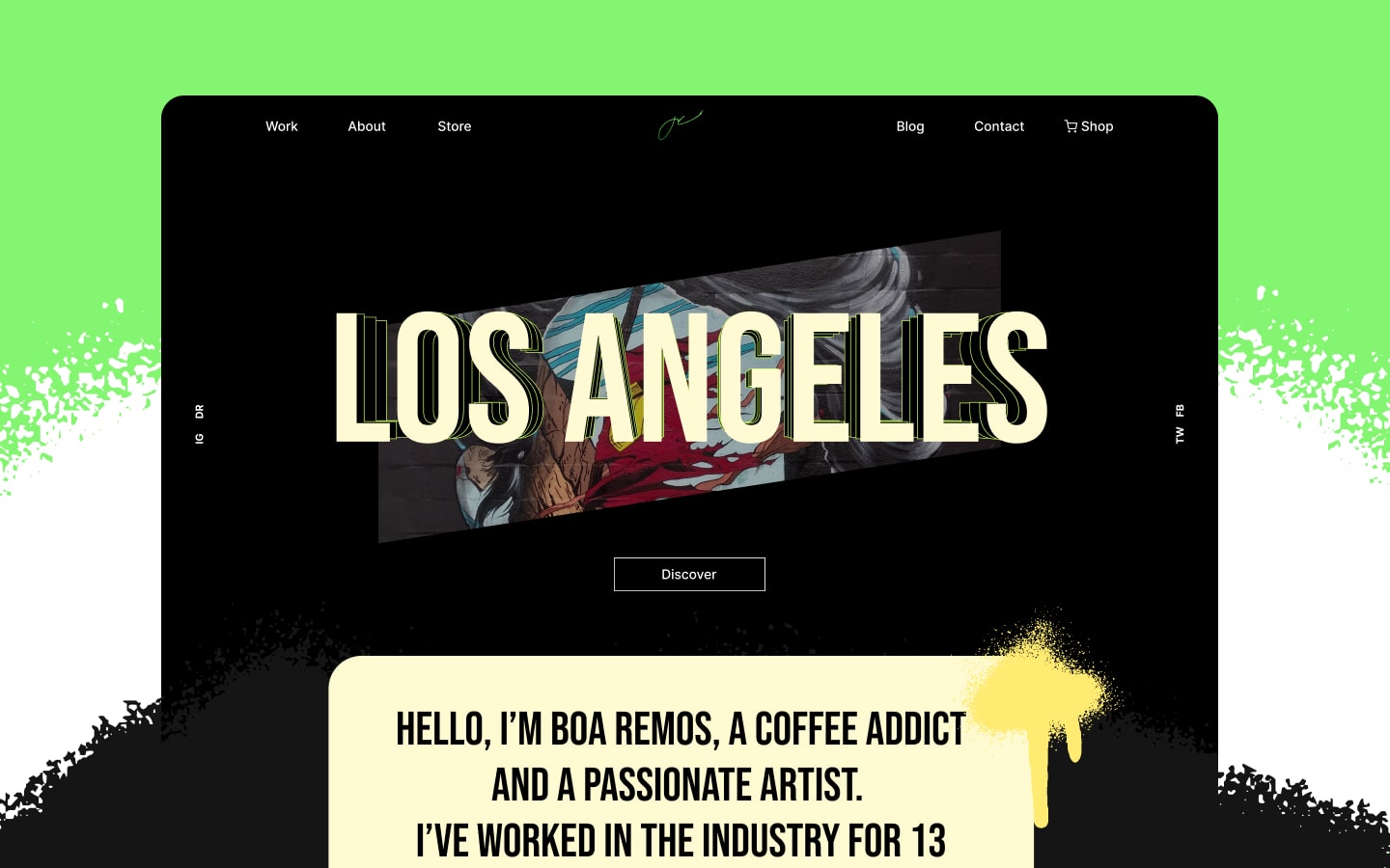 Los Angeles - Portfolio Website Template
