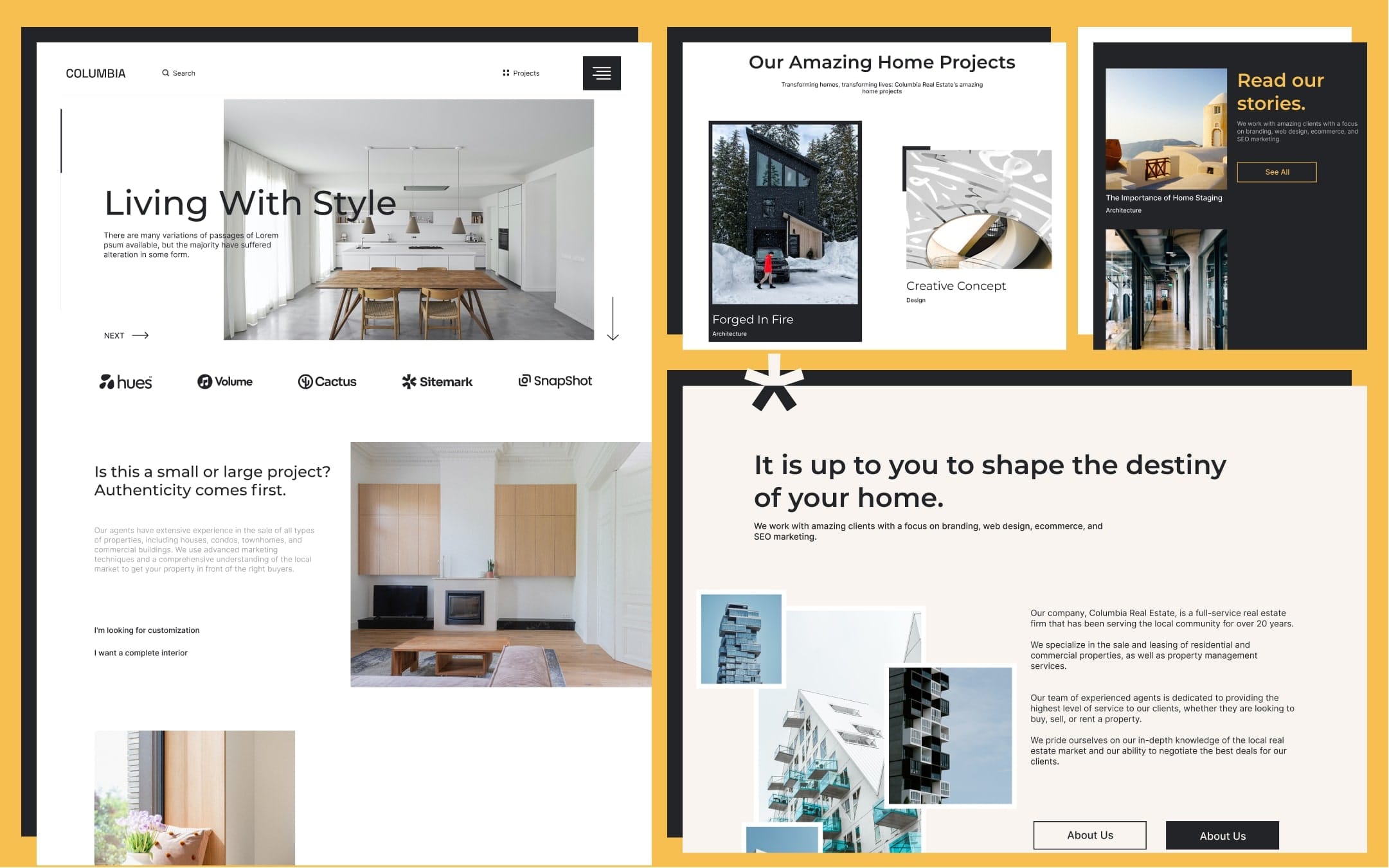 Columbia - Real Estate Website Template