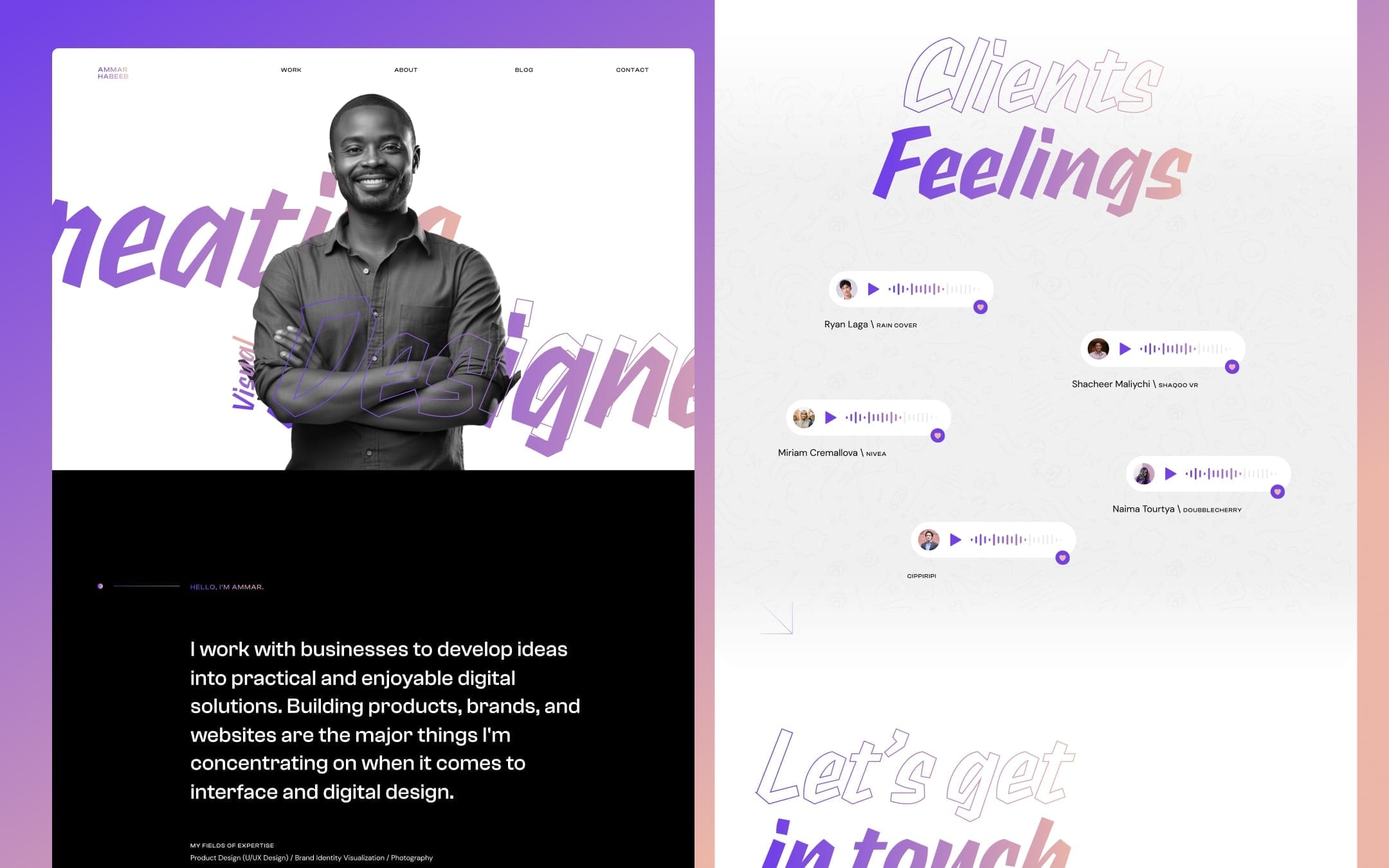 Marrakesh - Portfolio Website Template