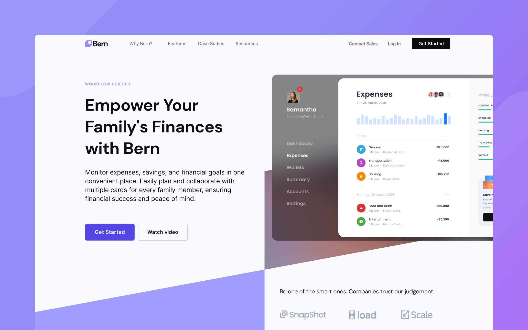 Bern - SaaS Website Template