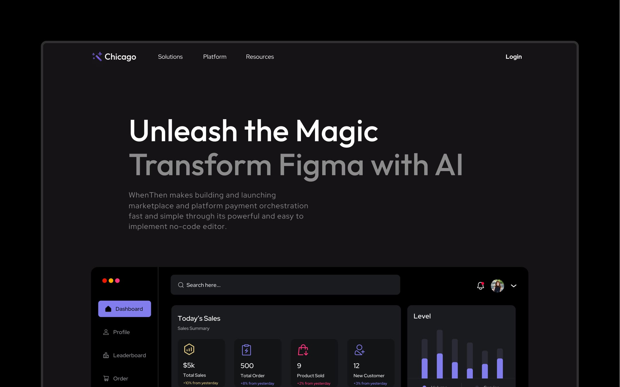 Chicago Az - SaaS Website Template