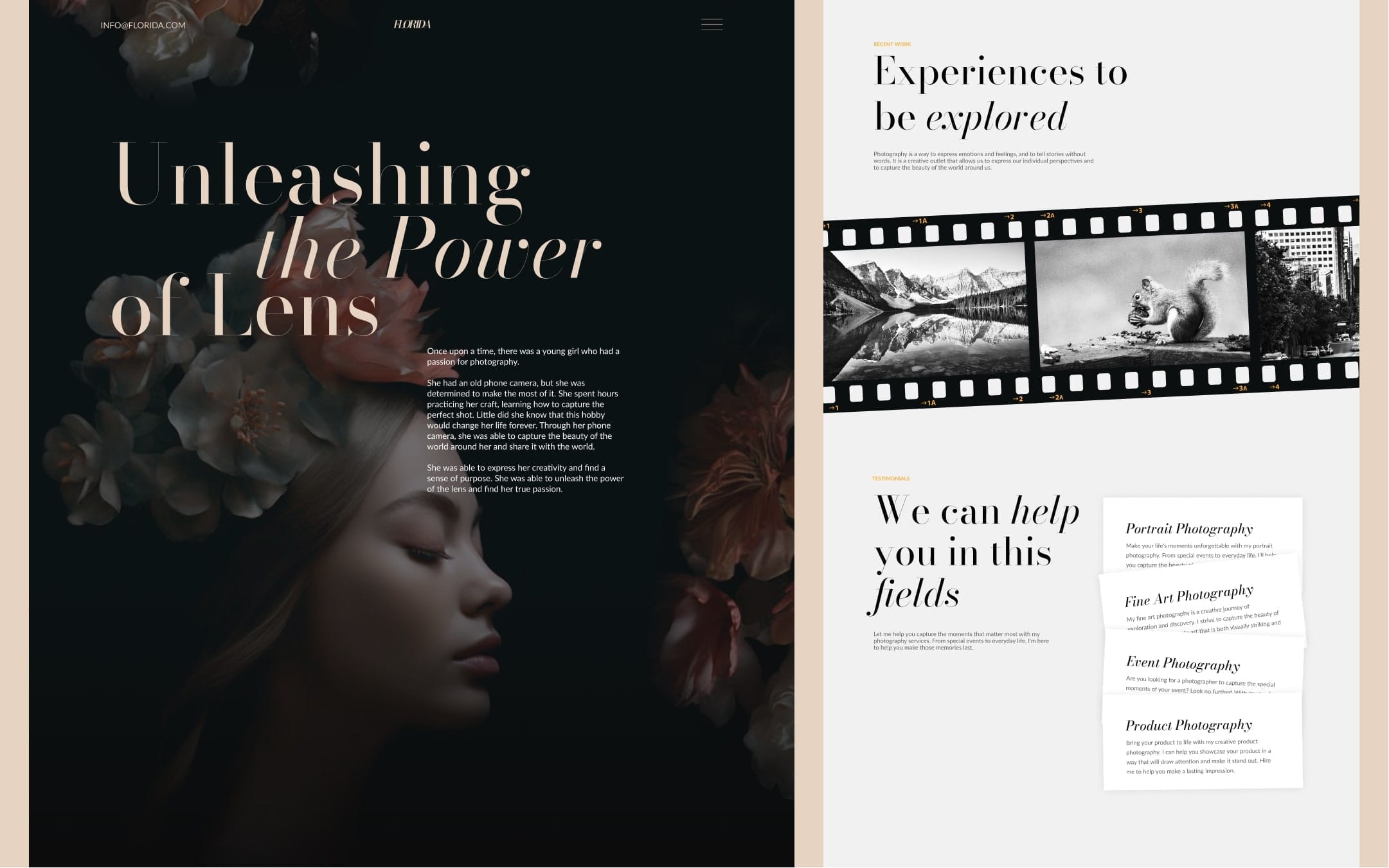 Florida - Portfolio Website Template