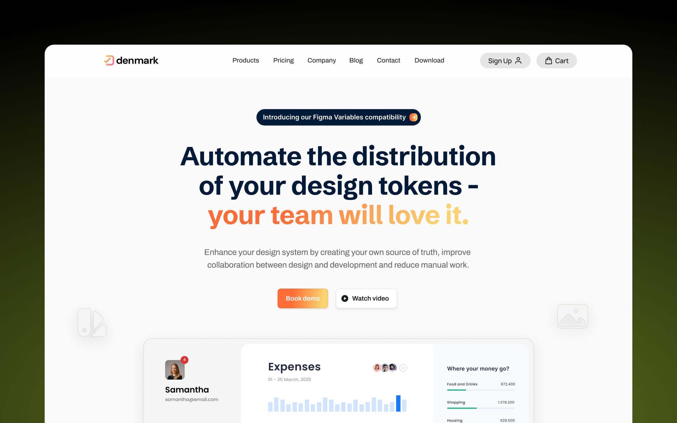Denmark - SaaS Website Template