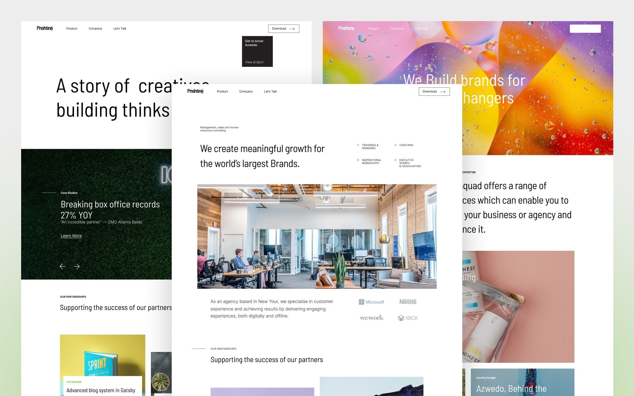 Prishtinë - Agency Website Template