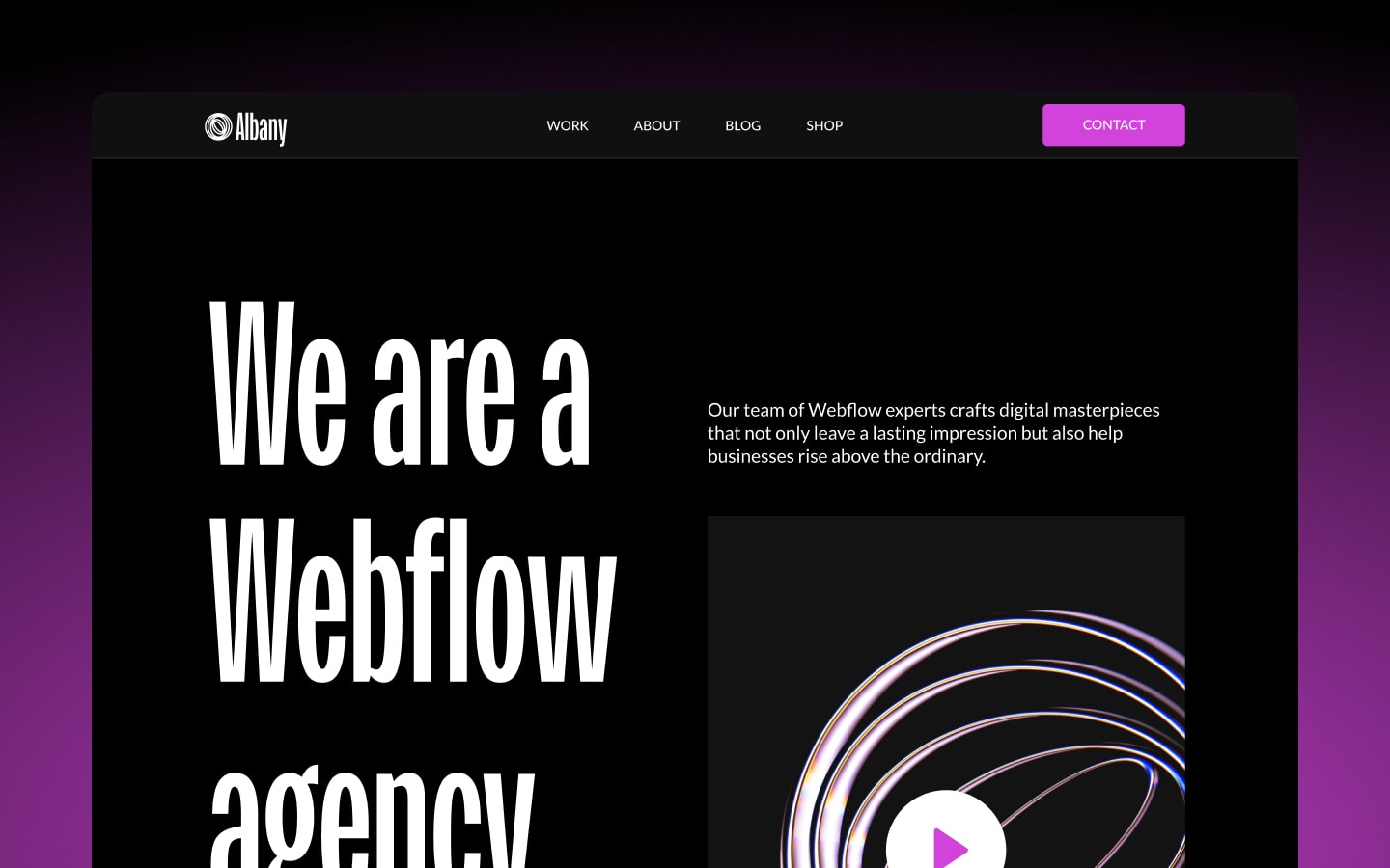 Albany - Agency Website Template
