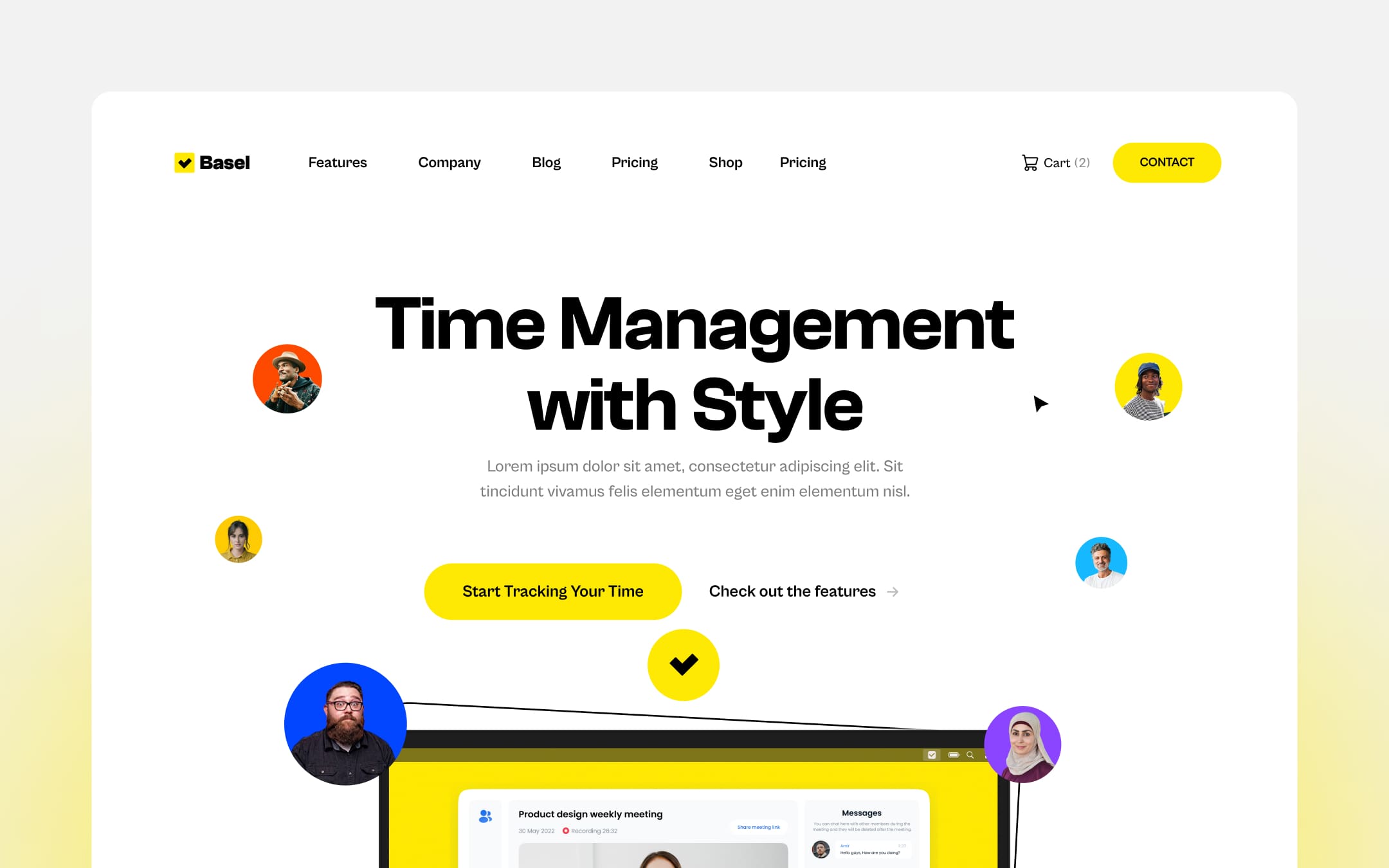 Basel - SaaS Website Template