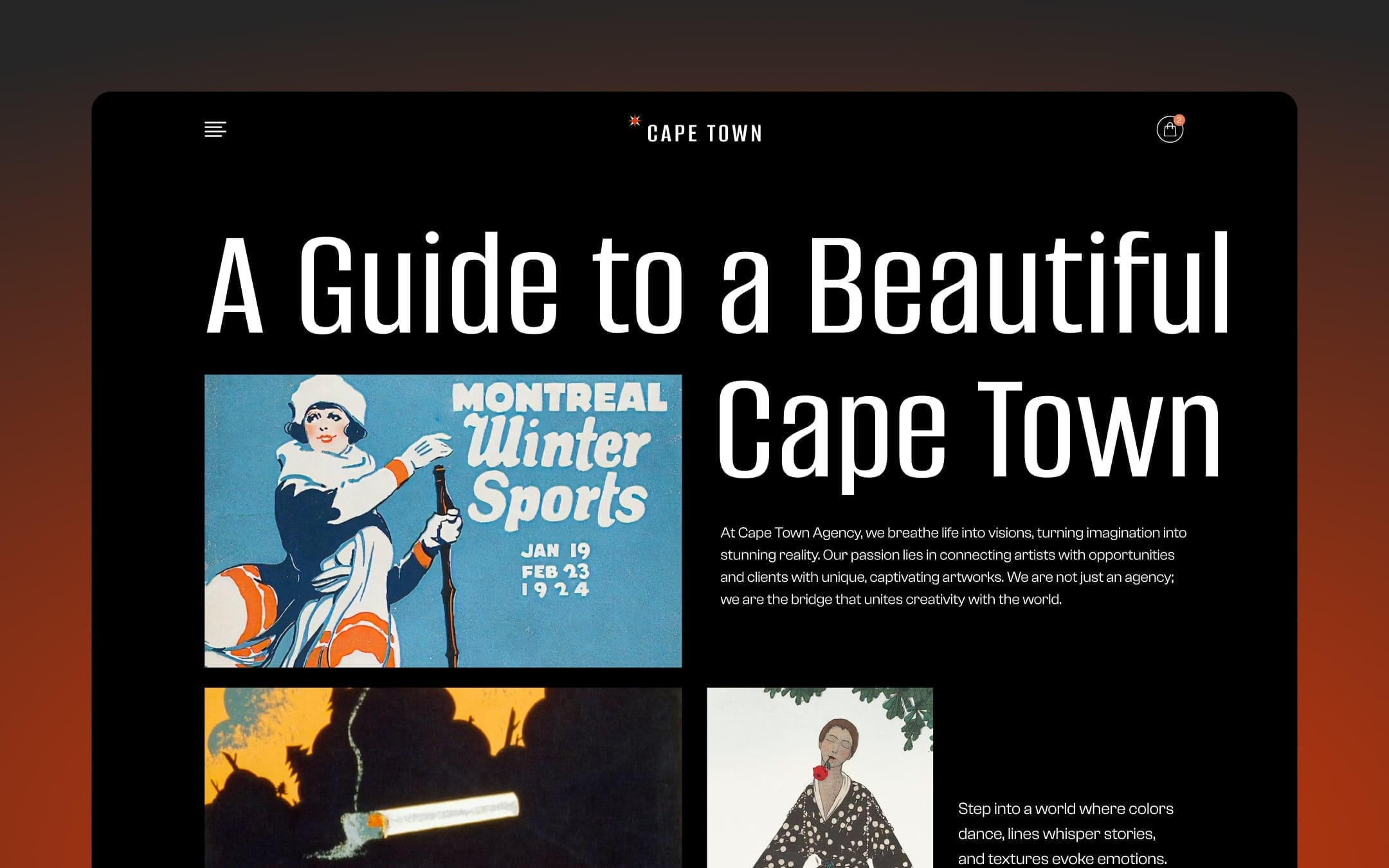 Cape Town - Agency Website Template