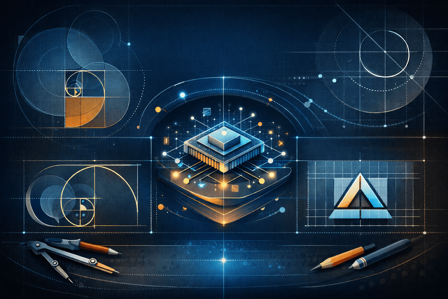 How Mathematical Patterns Shape AI-Generated Logos